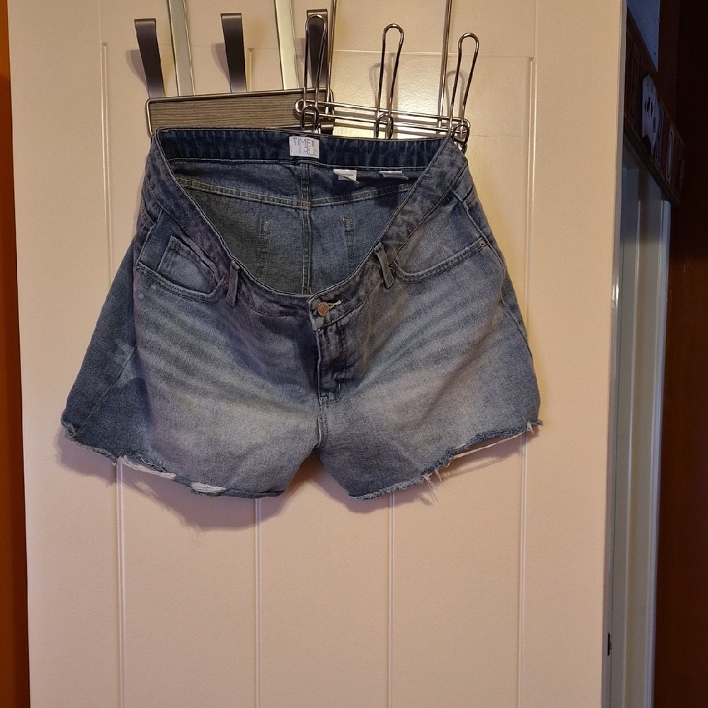 Time and Tru Light Blue Jean Shorts